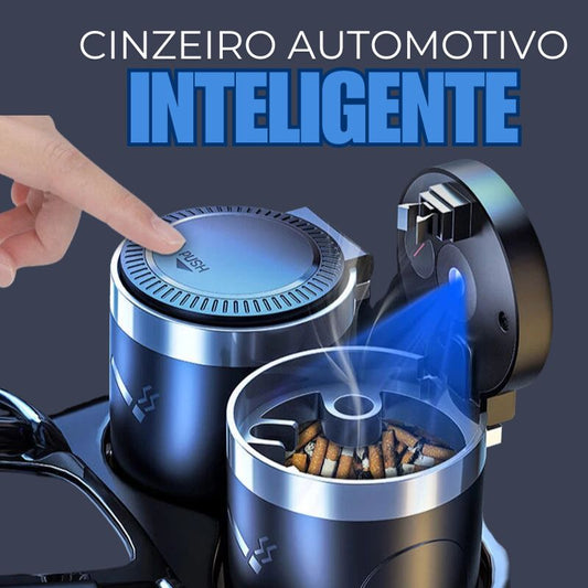 Cinzeiro Automotivo Universal em Alumínio - Smokeless