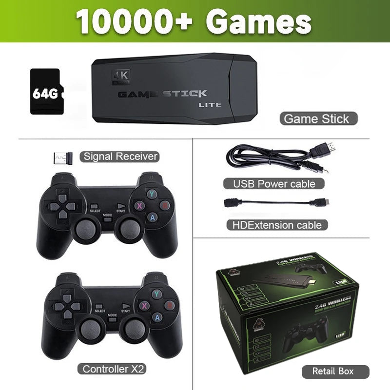 Game Stick Retro 64GB 10.000 Jogos