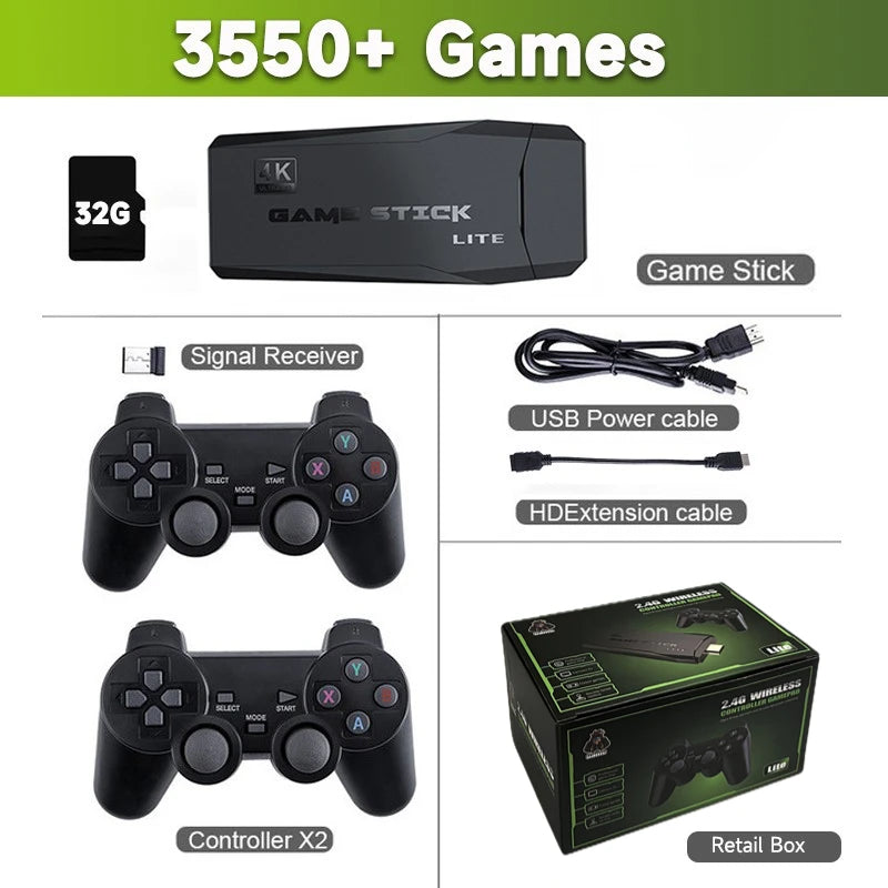 Game Stick Retro 64GB 10.000 Jogos