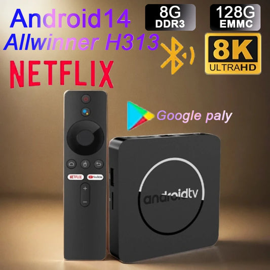 TV Box com Android TV 14